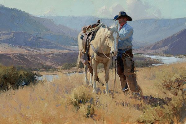 New Mexico Morning painting
