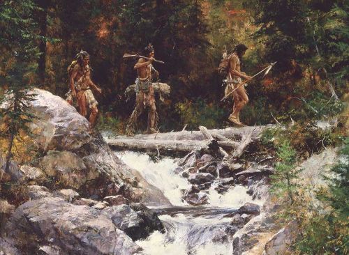 Shield of Her Husband painting by Howard Terpning