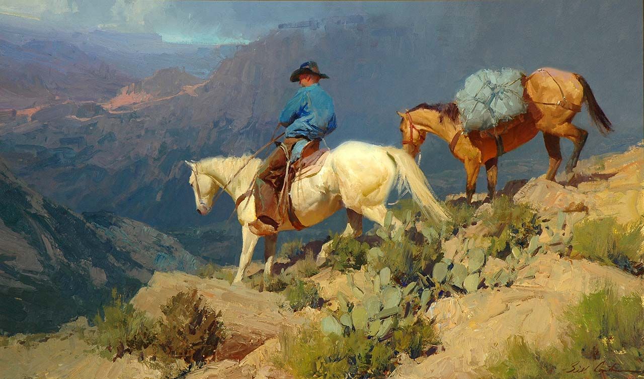 Packing the Superstitions painting