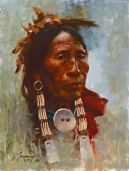 Sioux Elder painting