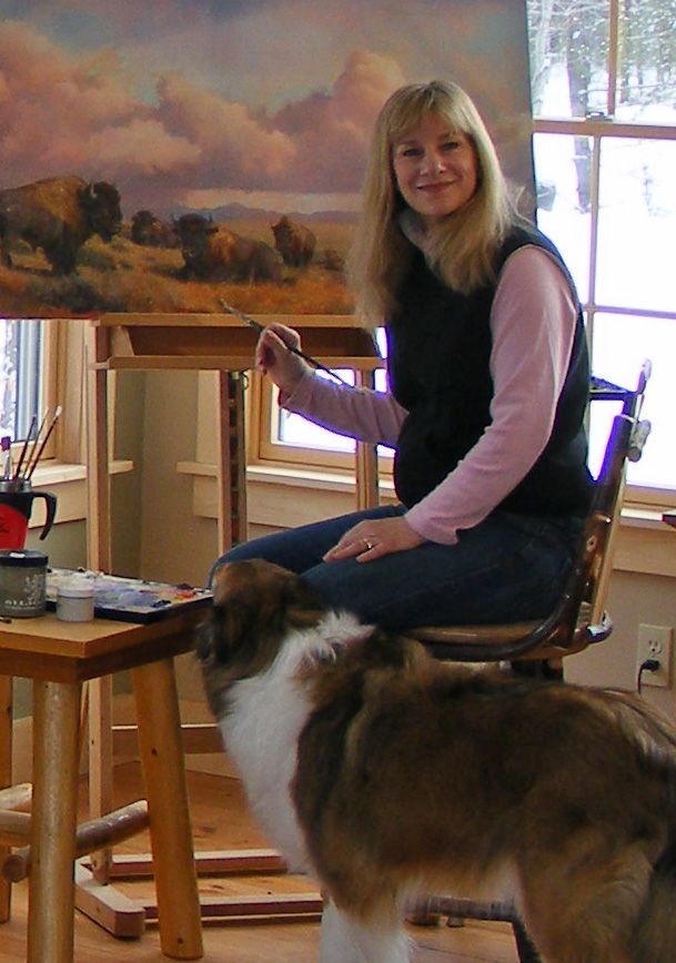 Bonnie Marris painting