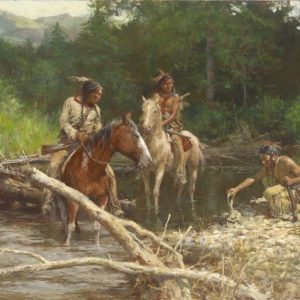 Blackfeet Scouts in the Flathead Valley