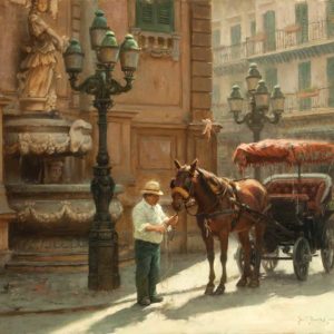 The Watering Hole at Piazza Villena, Palermo