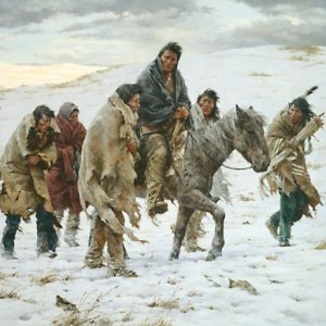 Chief Joseph Rides to Surrender (Anniversary Museum Edition Canvas)