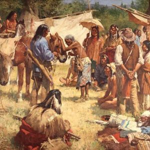 The Horse Doctor and His Medicine Bag at Rendezvous
