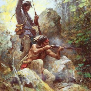 White Man Fire Sticks (Masterwork Canvas Edition)