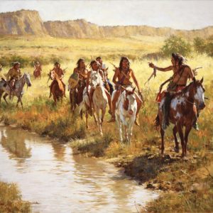 Nez Perce Scouts at Painted Robe Creek – 1877